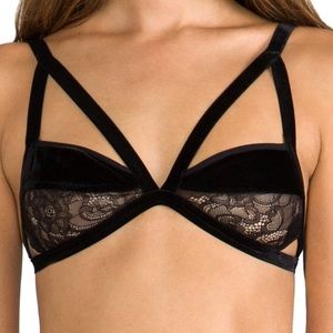 For Love & Lemons Longline Bondage Bra Sz Large